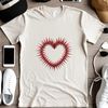 A large PNG heart icon with a simple design, ideal for DIY projects, invitations, and web design templates.