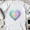 Stylized Heart Graphic Image A large, transparent PNG image of a stylized heart icon suitable for commercial and personal use in various design projects.