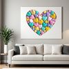A transparent PNG image of a love heart symbol suitable for various uses.