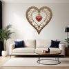 High Resolution Clear Background Heart A transparent PNG image of a stylized love heart symbol on a clear background.