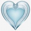 A transparent PNG heart icon with a clear background, suitable for digital designs and print-on-demand applications.