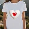 Love Heart Icon with Clear Background A single love heart icon with a clear transparent background, suitable for sublimation printing or digital use.