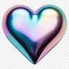 Free Heart Icon PNG with Clear Background A high-resolution transparent heart icon with a clear background suitable for sublimation or print.