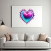Beautiful Love Heart Clip Art High-resolution love heart clip art suitable for commercial or personal use in various design applications.