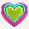 High Resolution Heart Clipart for Digital Use A transparent PNG heart with a clear background, suitable for digital projects.