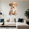 A small, adorable puppy with a clear background, ideal for printing and commercial use.