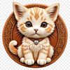 A high-resolution PNG image of a cute little kitten with a clear background.