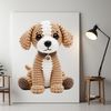 Happy Puppy Illustration Image A large, free-to-use PNG file featuring a happy-looking dog in a simple design.