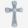 Transparent Cross PNG Image A high-resolution illustration of a Crucifix in a simple and subtle design.