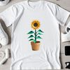 Bright Yellow Sunflower Icon A high-resolution, transparent PNG image of a bright yellow sunflower with large petals and a clear background.
