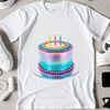 Sweet Celebration Cake A large, clear background image of a delicious-looking birthday cake suitable for commercial use or personal projects.