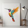 Hummingbird in Flight PNG Image A close-up transparent PNG image of a hummingbird in flight.