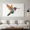 High Res Hummingbird Graphic for Commercial Use A high-resolution PNG image of a colorful hummingbird in flight.