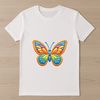 Colorful Butterfly Image A colorful, high-resolution PNG image of a transparent butterfly with a clear background.