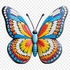 Delicate Butterfly Patterns A colorful butterfly with intricate patterns on its wings.