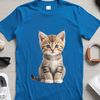 Adorable High-Res Kitten Portrait A high-resolution transparent PNG image of a cute domestic cat in a playful pose.