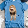 A high-resolution transparent PNG image of a majestic lion with a clear background.