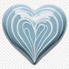 High-resolution love heart icon suitable for commercial or personal use.