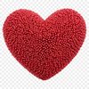 Beautiful Transparent Heart Icon Transparent heart icon with a clear background, suitable for commercial or personal use in various design projects.