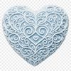 A simple heart symbol with a transparent background, ideal for graphic design projects.