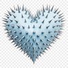 Heart Icon Vector Graphics A clear, transparent PNG heart icon with a large size and high-resolution quality, ideal for commercial or personal projects.