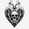 Free Heart PNG Image Download A transparent high-resolution PNG image of a stylized heart shape, suitable for creative projects.