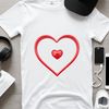 A vector heart graphic with a clear background, ideal for high-resolution printing or digital use.