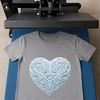 A simple heart shape icon with a clear background.