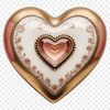 Heart Graphic PNG A high-resolution transparent PNG graphic of a love heart with a clear background, suitable for commercial or personal use.