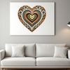 A transparent PNG icon of a classic love heart symbol with a clear background.
