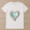 Transparent Love Heart Graphic A transparent heart icon with a clear background suitable for sublimation printing or DIY projects.