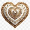 Beautiful Stylized Heart Image A transparent PNG icon of a stylized heart symbol, suitable for commercial or personal use.