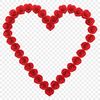 Stylized Love Heart Clipart A high-resolution, transparent PNG image of a stylized love heart on a clear background.