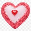 Edgy Heart Shape Icon in Transparent PNG A high-resolution, editable heart shape in png format.