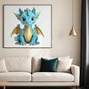 An illustration of a dragon in a transparent PNG format suitable for commercial and personal use.