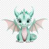 A high-resolution transparent PNG image of a mythical creature with scales and wings, suitable for print and digital use.