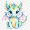 A high-resolution transparent image of a mythical dragon for commercial or personal use.