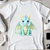 A large, mythical creature with wings and a long tail, suitable for printing or digital use.