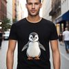 A cute baby penguin with a clear background in high resolution PNG format.