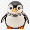 Adorable Penguin Standing on Rocks A baby penguin standing on rocky ground.