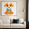 Transparent Dog Clip Art A clear background PNG illustration of a happy dog in a playful pose.
