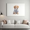 Transparent Background Dog Graphic A cute puppy with a clear background, suitable for sublimation printing.