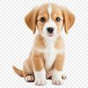 Small Fluffy Dog Image A cute small dog with a fluffy coat sitting on the ground.