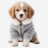 Happy Canine Companion PNG Image Free downloadable clip art of a happy playful puppy suitable for commercial or personal use.