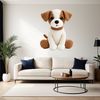 Whimsical Puppy Design for Commercial Use A clear background illustration of a playful puppy suitable for commercial and personal use as stickers, decals, or clipart.