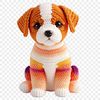 Playful Puppy in Clear Background A high-resolution transparent image of a playful puppy in a clear background, suitable for sublimation printing.