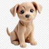 Cute Puppy Silhouette for Personal Projects A small dog with fluffy fur sitting on its hind legs, suitable for personal or commercial use.