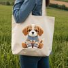 A high-resolution digital illustration of a cute puppy in transparent PNG format.