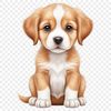 Adorable Dog Companion Image A high-resolution digital image of a cute puppy with a clear background.