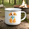 Adorable Puppy Graphic A high-resolution transparent image of a cute puppy in a clear background, ideal for sublimation and printing.